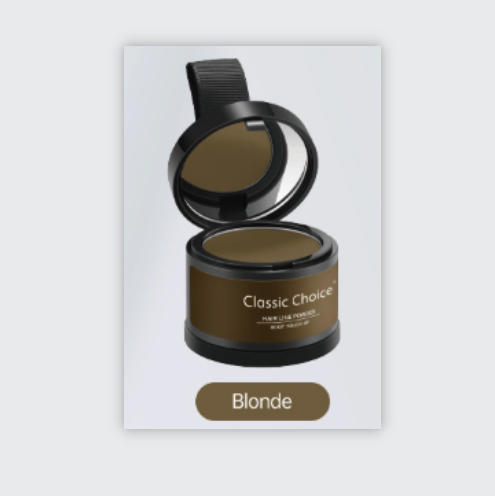 hairline powder filling artifact for hair replacement waterproof sweat-proof hair stitching bun line for hair thinning cover