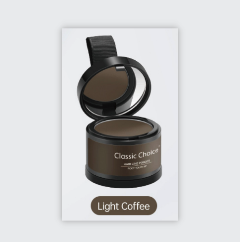 hairline powder filling artifact for hair replacement waterproof sweat-proof hair stitching bun line for hair thinning cover