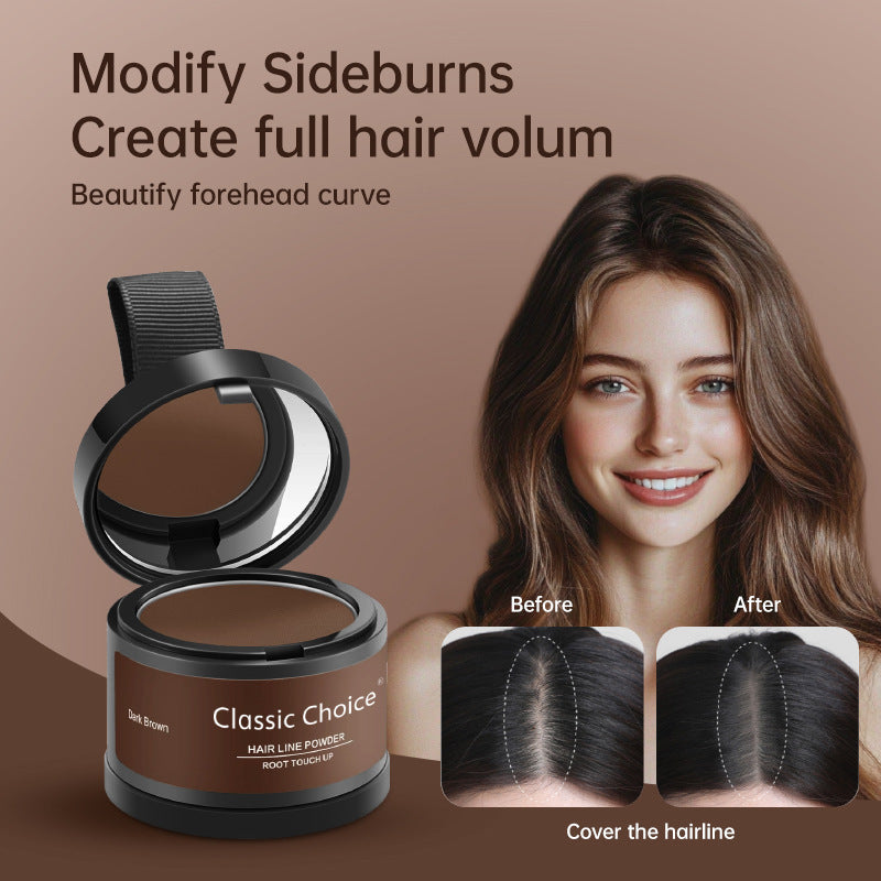 hairline powder filling artifact for hair replacement waterproof sweat-proof hair stitching bun line for hair thinning cover